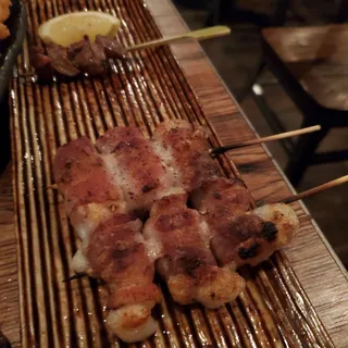 Mochi Wrapped in Pork Belly Yakitori