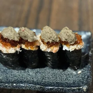 Kanimiso with Kano and ponzu gelee