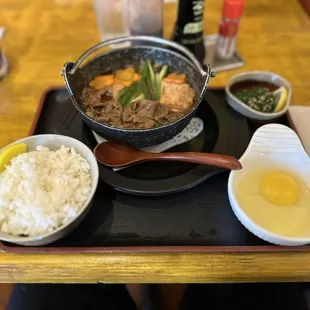 Beef sukiyaki