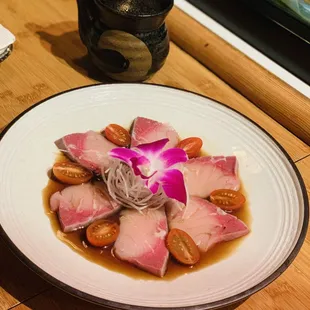 Hamachi carpaccio