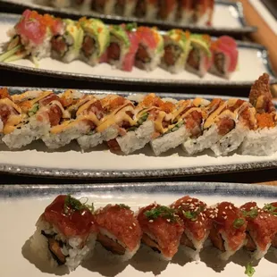 sushi, food, sashimi, sushi and sashimi