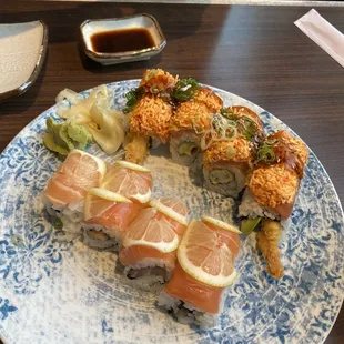 Torched Salmon Rolls