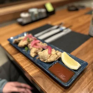 Kaki fry from the lunch restaurant week menu