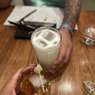 Old fashion and Sudachi Margarita