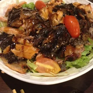 Salmon Skin Salad