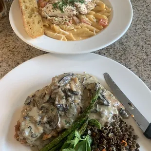 Chic marsala and wild rice pilaf, chic diavalo