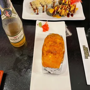 Volcano, Sunday Morning, and Sweet Potato Roll