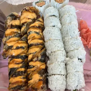 Sunday Morning roll and Yum Yum roll