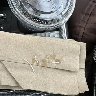 Fish bones from the whitefish salad at Izey's Bagelry.