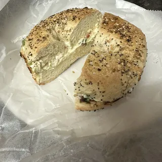 Bagel with Flavored Spread