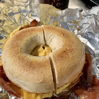 Egg meat and Cheese Sandwich