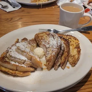 a plate of french toast