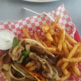 Gyro supreme meal