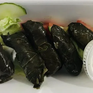 Homemade Grapeleaves (Dolmathes)