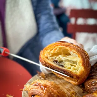 amazing chocolate croissant