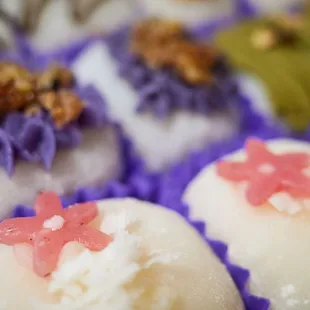 Two of everything!  Front:  Coconut Macadamia Nut