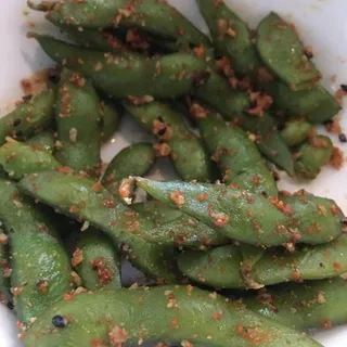 Spicy Garlic Edamame