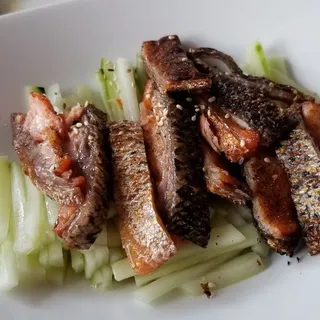 Salmon Skin Salad