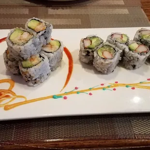 Spicy Shrimp Avocado Roll