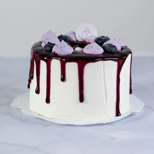 BlueBerry Light Cake  @fruitcake @birthdaycake