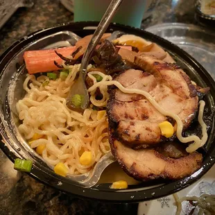 Pork and noodles
