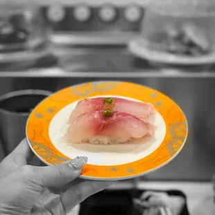 Kurodai Nigiri @whaevaeats