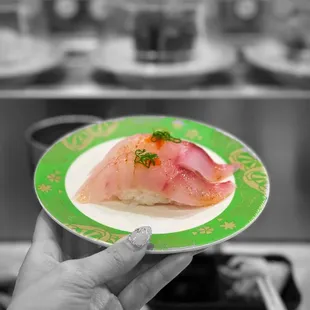 Seabass Nigiri @whaevaeats