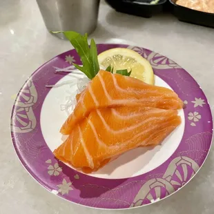 salmon sashimi