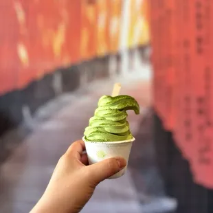 Uji Matcha ice cream