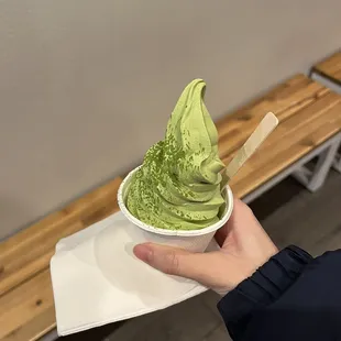 Matcha Icecream 3/5. Not rich in matcha flavor