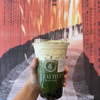 Cheese Mousse Matcha Tea