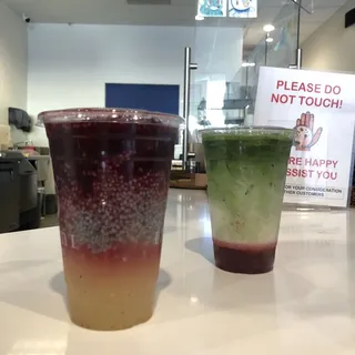 Hibiscus Yuzu Tea W Basil Seed