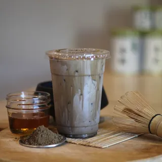 Honey Hojicha Latte