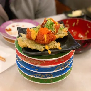 Shiso spicy tuna (It was good but would not get again bc it was super oily)