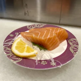 Salmon sashimi