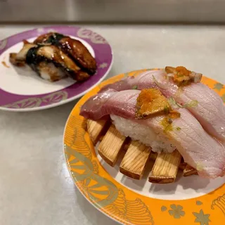 Hamachi Ankimo Nigiri