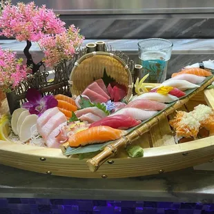 Sushi sashimi for two.