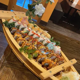 Crazy Roll, Wisconsin Roll, Larry Lobster Roll, Pink Lady Roll