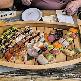 sushi and sashimi, sashimi, food, sushi