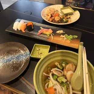 sashimi, sushi and sashimi, food, sushi