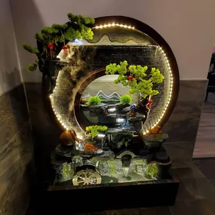 This greets you when you walk in. So relaxing!