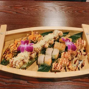 food, sushi and sashimi