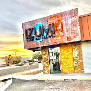 Has ample parking in its own lot