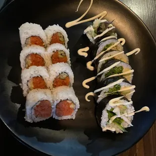 sushi, sushi and sashimi, food, sashimi