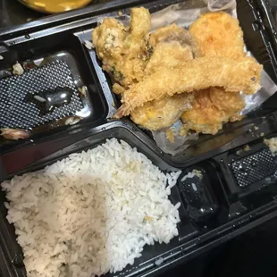 Shrimp and vegetable tempura