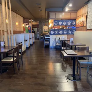 When you first walk in