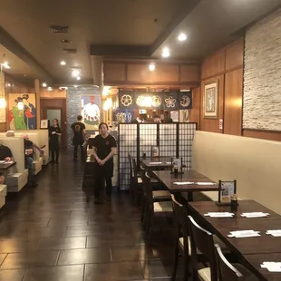 Dining &amp; Sushi Bar area, 04.13.2019.