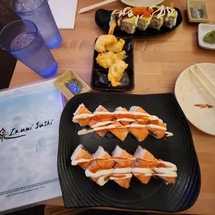 Happy hour HP and Rocklin Roll. Also the Honey shrimp is off the charts!