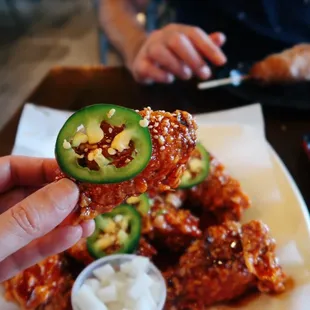 FRIED CHICKEN WINGS Sweet &amp; Spicy