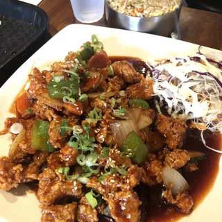 FRIED SWEET CHICKEN PLATE